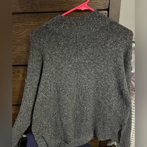 Grey high neck sweater
